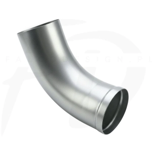 Wylewka stalowa Inguri ⌀ 100 w kolorze srebrny metalik RAL9006